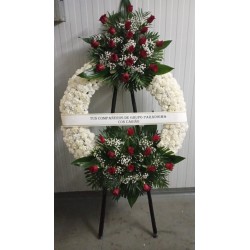 CORONA FÚNEBRE VARIADA