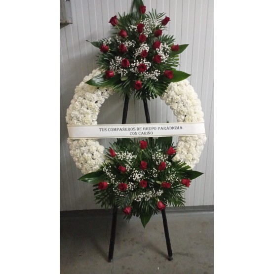 CORONA FÚNEBRE VARIADA