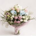 Ramo de flores premium en tonos pastel