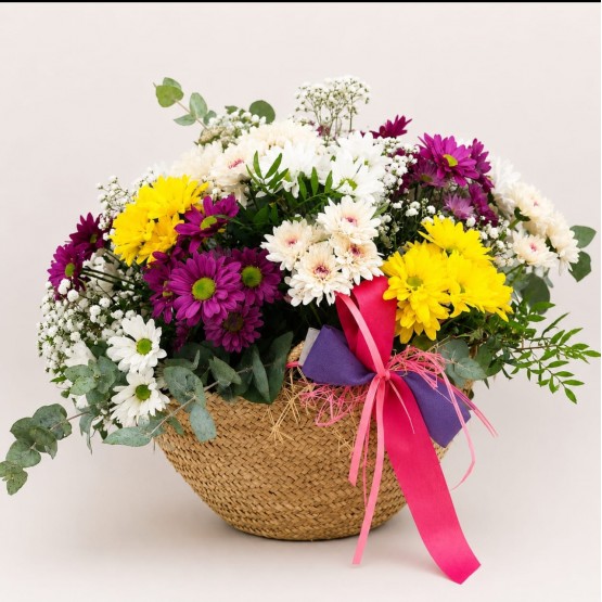 Canasta Floral Elegance Premium
