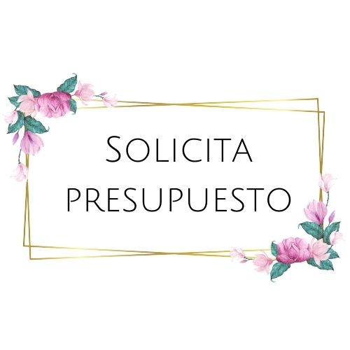 botón para pedir presupuesto de decoración floral para bodas en Valencia y otros eventos